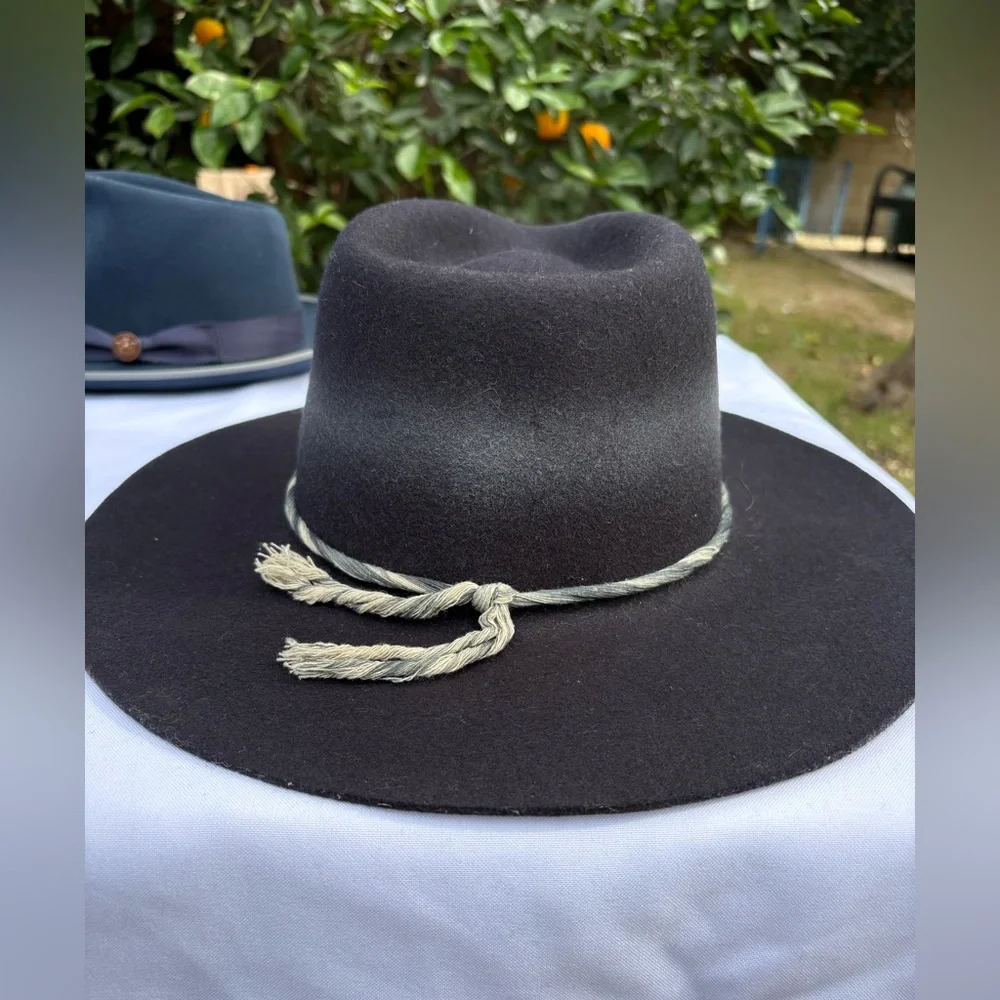 Goorin bros black wool hat size large - Picture 1 of 4